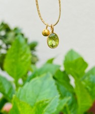 Pippa Small peridot and gold