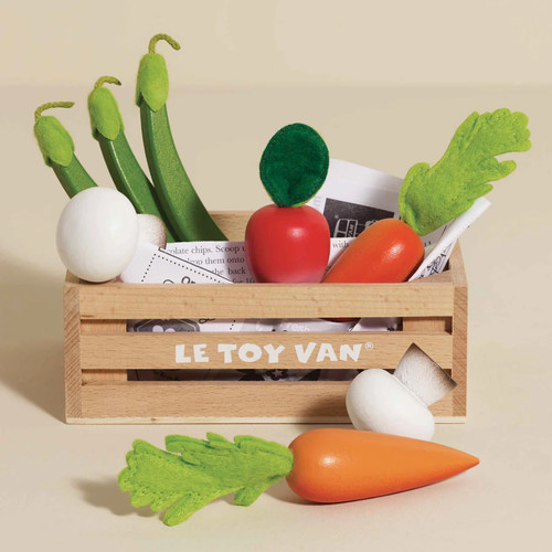 Toy van harvest vegetables - le,