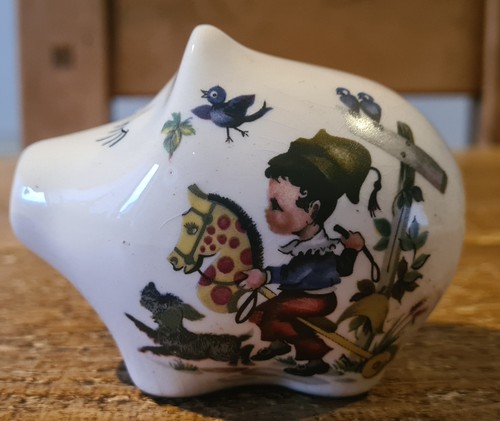 Vintage piggy bank nursery - vintage,