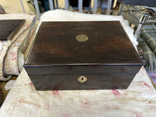 William Lund Antique Writing Box Victorian London Slope