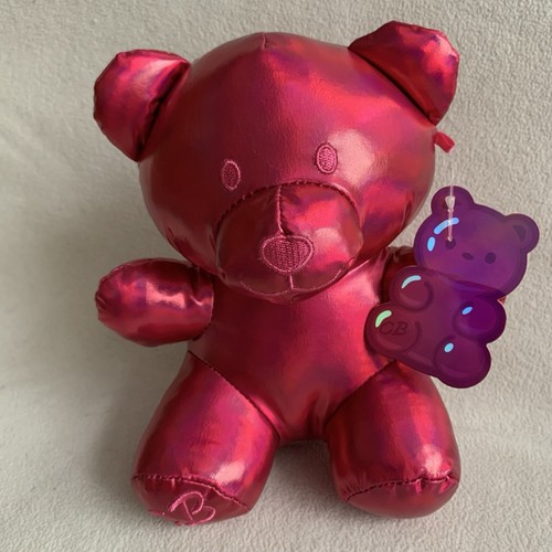 Candy bear plush metallic pink - plush,