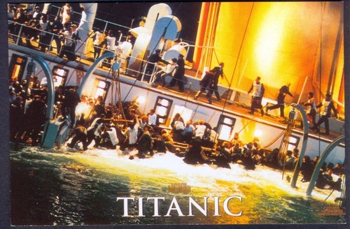 Modern titanic postcard - titanic,