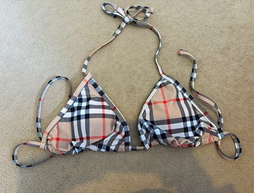 Burberry check piece bikini - burberry,