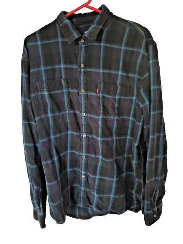Levi men blue check - blue,
