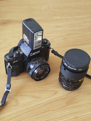 Canon slr film - camera, with