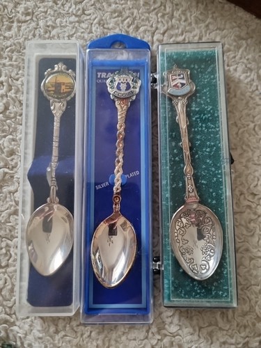 Souvenir tea spoons from - 3,