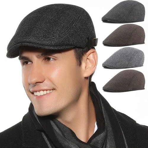 Mens tweed flat cap vintage - mens,