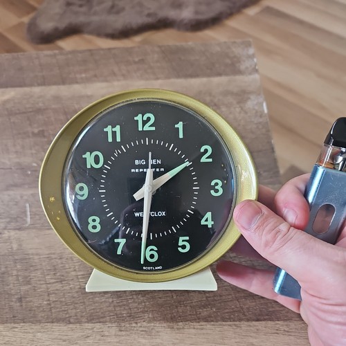 Vintage clock westclox big ben - clock,