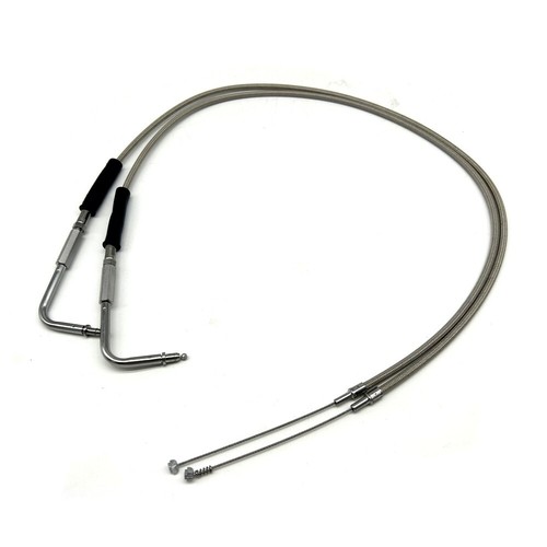 2pcs 90cm steel throttle cable - steel,