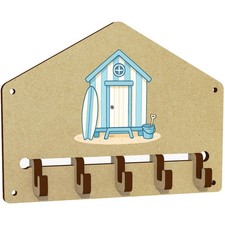 'Beach Hut' Wall Mounted Key