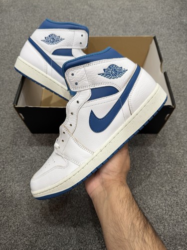 Jordan mid white industrial - 1, white/industrial