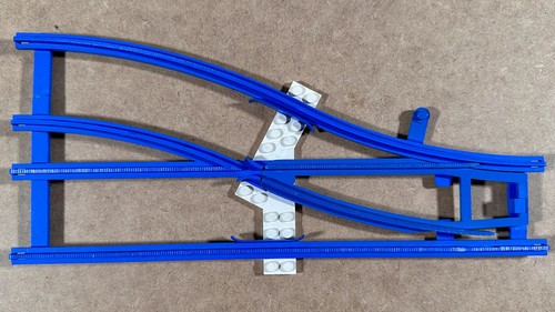 Lego 154 blue switch track - 154,