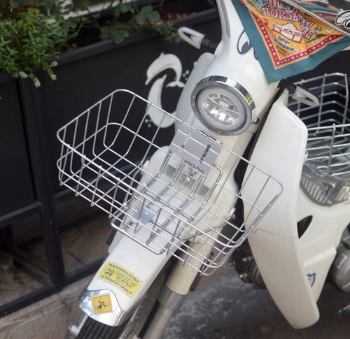 Front luggage basket - front, carrier