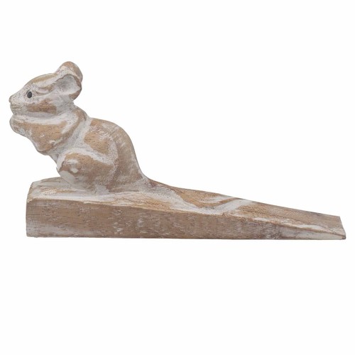 Hand carved doorstop - carved,