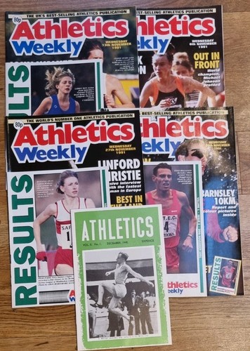 Athletics weekly magazines - weekly,