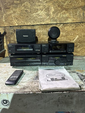 Technics SC-CH570 Stereo HiFi Separates Stack System Speakers + Remote & Manaul