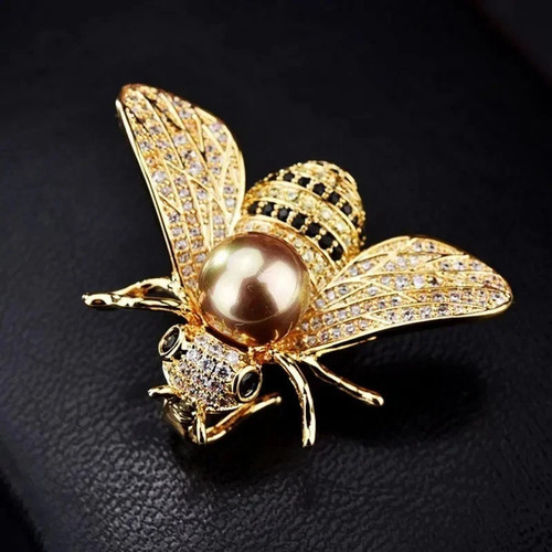 Design insect bee brooch - brooch, –