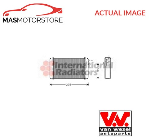 Heater radiator exchanger - heater, lhd