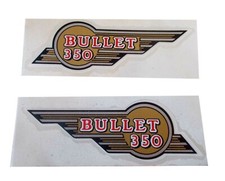 Fits Royal Enfield Bullet 350 cc Tool Box Sticker Set ECs