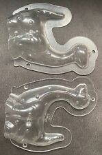 JKV 3D Chocolate moulds (2)  to make a happy dinosaur