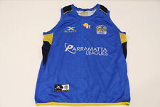 Parramatta Eels 2017 70 Years Training Singlet Medium Blue Blades