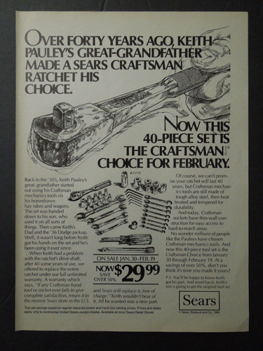 1983 sears craftsman ratchet - sears,