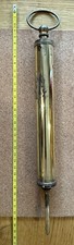 Brass Vintage Oil Syringe Pump