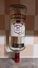 Empty smirnoff vodka bottle - vodka,