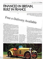 Old DERBY Cars History Article