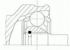 FRONT LEFT/ RIGHT/ WHEEL SIDE JOINT KIT DRIVE SHAFT FITS: VW TOUAREG 5.0 V10
