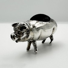 Vintage pig pin cushion - vintage,