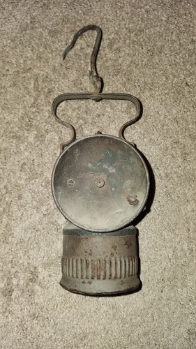 Antique wolf safety lamp - antique,