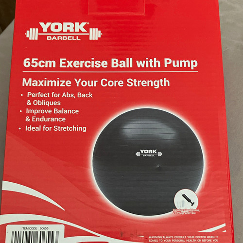 York 65cm exercise ball - york,