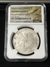 1855 Chile Peso Shipwreck NGC 