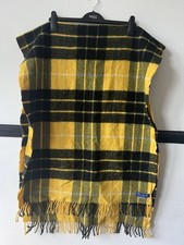 Royal Speyside Yellow And Black Scarf. Made In Scotland.