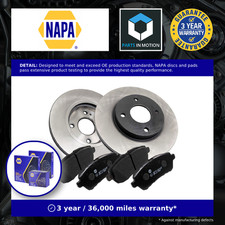 2x Vented Brake Discs and Pads