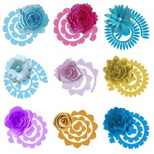 Spiral Flowers Metal Cutting