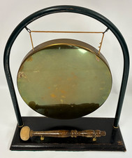 Vintage table gong - table, brass