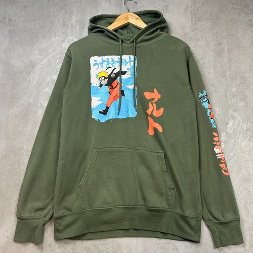 Naruto hoodie mens green - hoodie, m