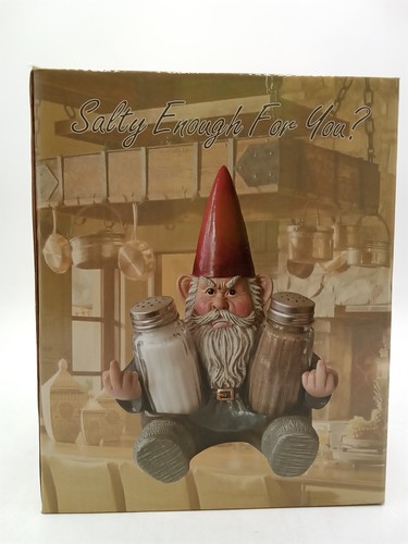 Salty gnome rude gesture salt - salty,