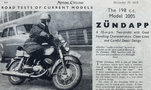 Zundapp model 200s 198cc 2 - model,