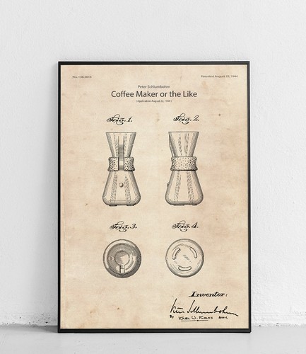 Chemex coffee maker - chemex, patent