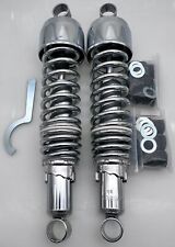 Bike It 335mm Eye To Eye Chrome Twin Shock Absorbers minor marks