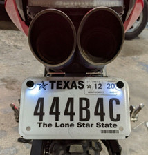 Lighted License Plate Bracket