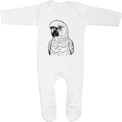 Galah cockatoo baby romper - 'galah,