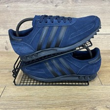 Adidas LA Trainer Shoes Men’s Size UK 9.5 Blue Suede Originals Trainer Casuals
