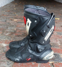 Sidi Vertigo Motorcycle Boots Size UK 8 EUR 42 Motorbike Biker Racing