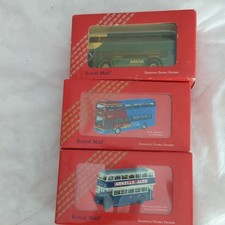 Trio Of Corgi Royal Mail Definitive Double Decker Bus Collection With Boxes. 