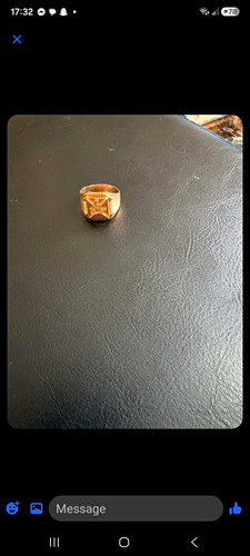 Yellow gold 18ct signet - gold, ring