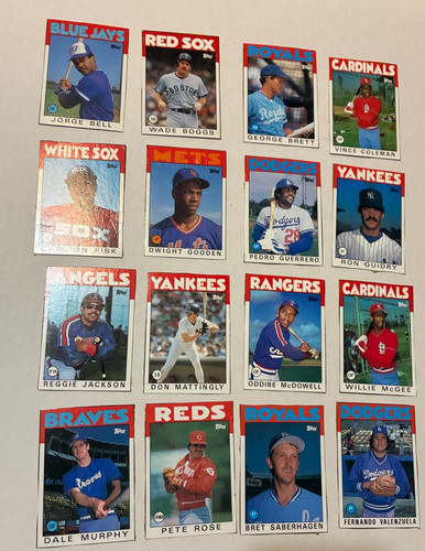 1986 topps baseball - baseball, bottom